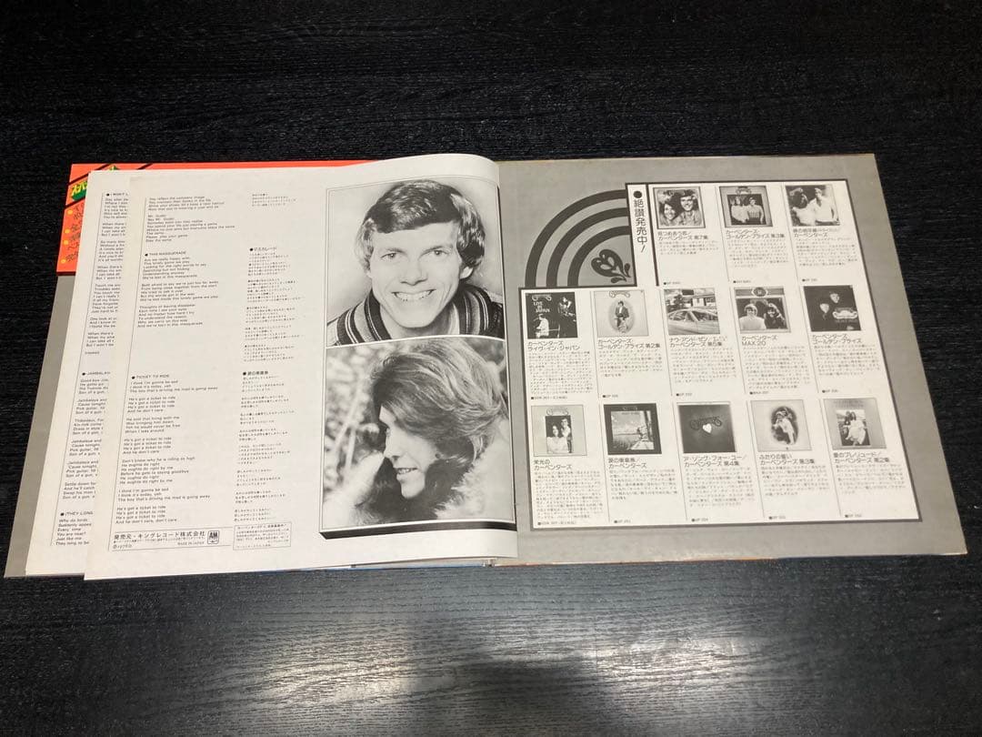 Carpenters Superdisc 77 2LP Vinyl Japan Obi Included Best Hits Compilation