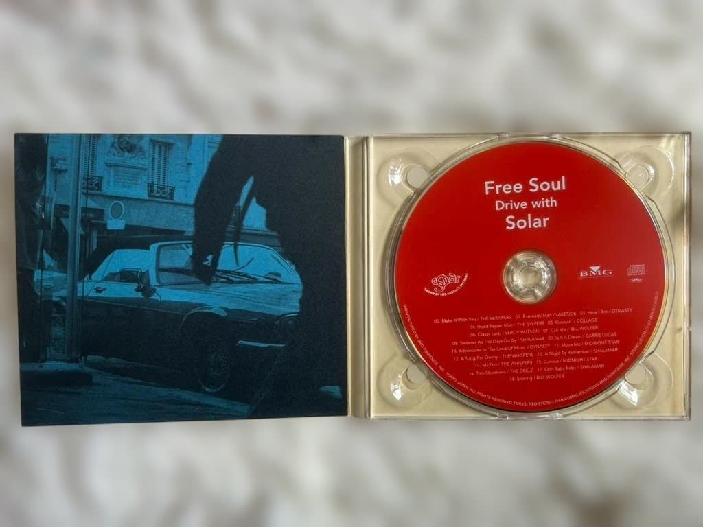 Various Artists - Free Soul Drive with Solar CD Japan Press with OBI Limited