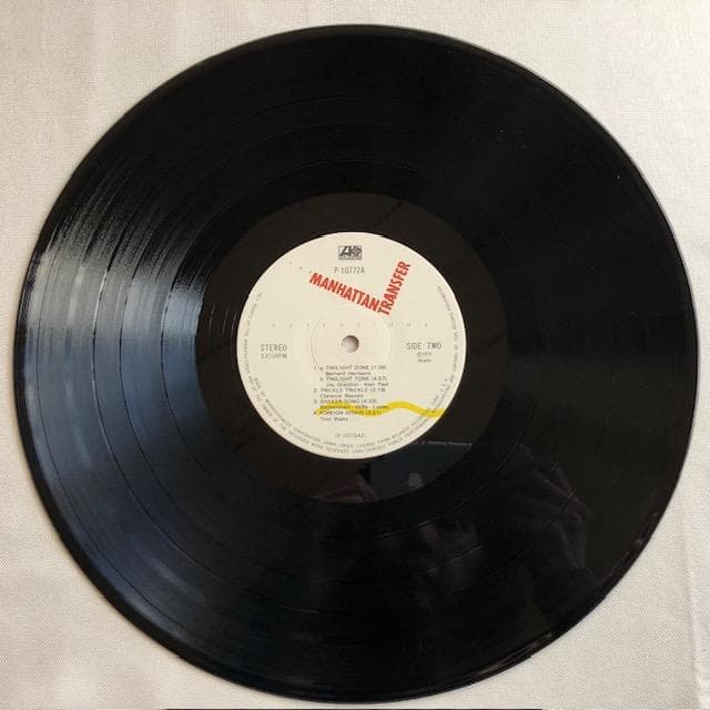 The Manhattan Transfer Extensions LP Japan Atlantic P-10772A Jazz Vocal w/ Obi