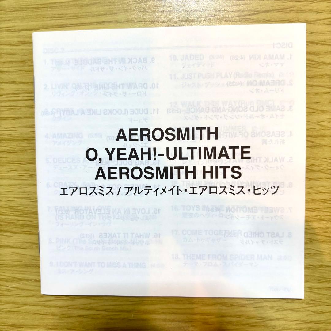 Aerosmith O, Yeah! Ultimate Aerosmith Hits 2CD Japan Press with OBI Limited