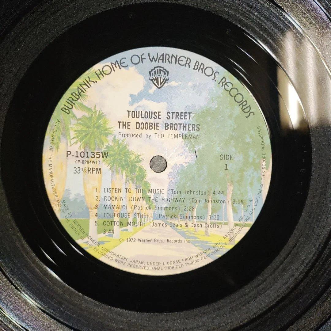 The Doobie Brothers - Toulouse Street LP Japan Pressing w/ Obi & Liner Notes