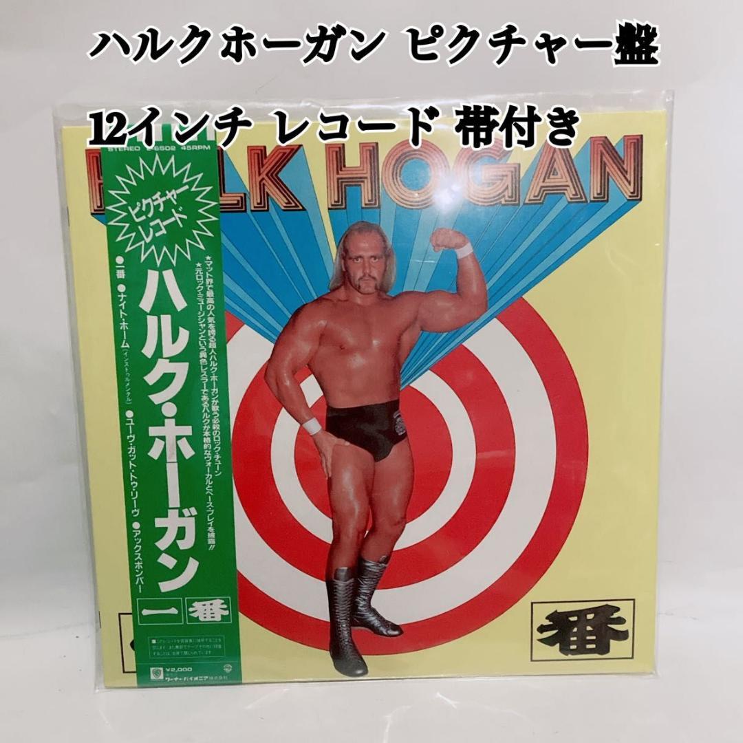 Hulk Hogan - Ichiban 12" Picture Disc Vinyl LP Japan w/ OBI Rare Wrestling Rock