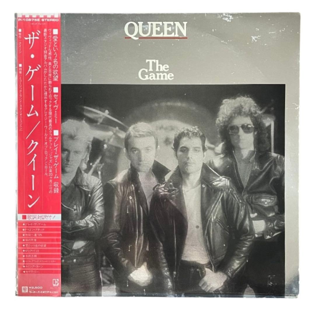 Queen - The Game LP Vinyl Record Japan Pressing with Obi Strip 1980