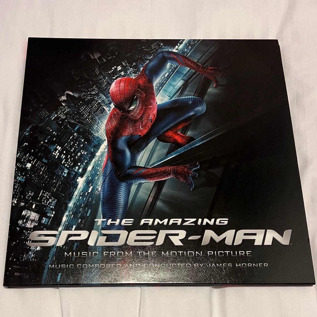 The Amazing Spider-Man Soundtrack 2LP Clear Blue Vinyl James Horner Movie Score