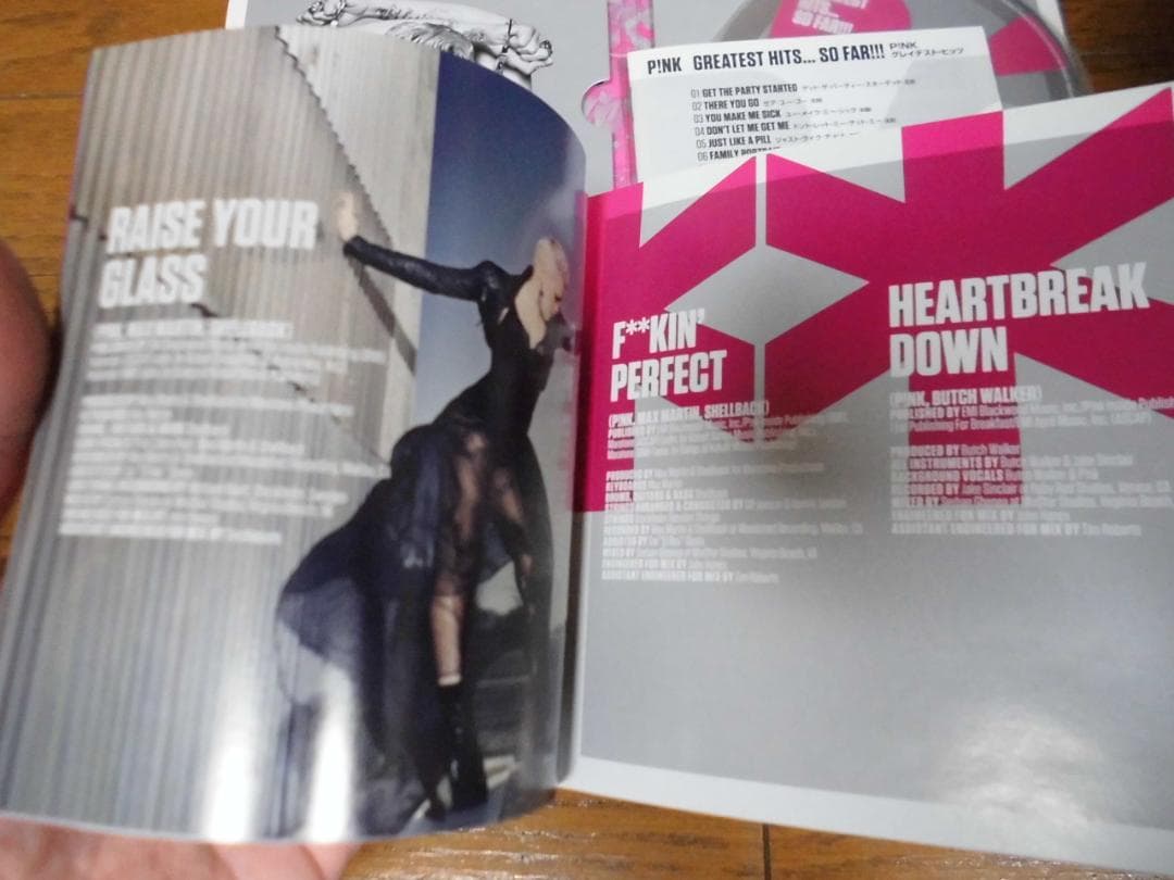 Pink Greatest Hits... So Far!!! Japan Press CD Paper Jacket 19 Tracks