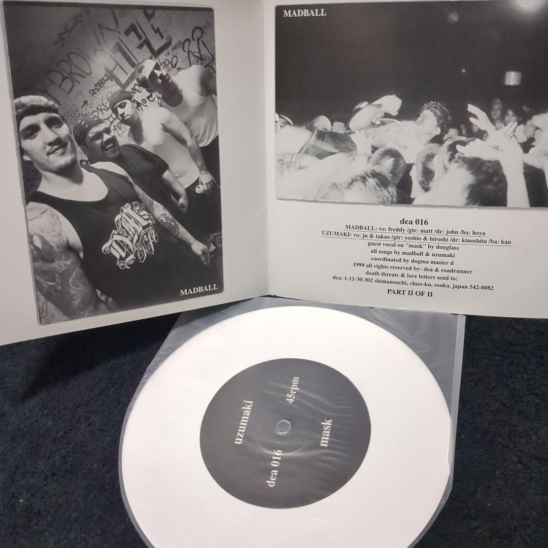 Madball / Uzumaki - Our Family / Mask 7" Color Vinyl Split Japan Rare #283/750