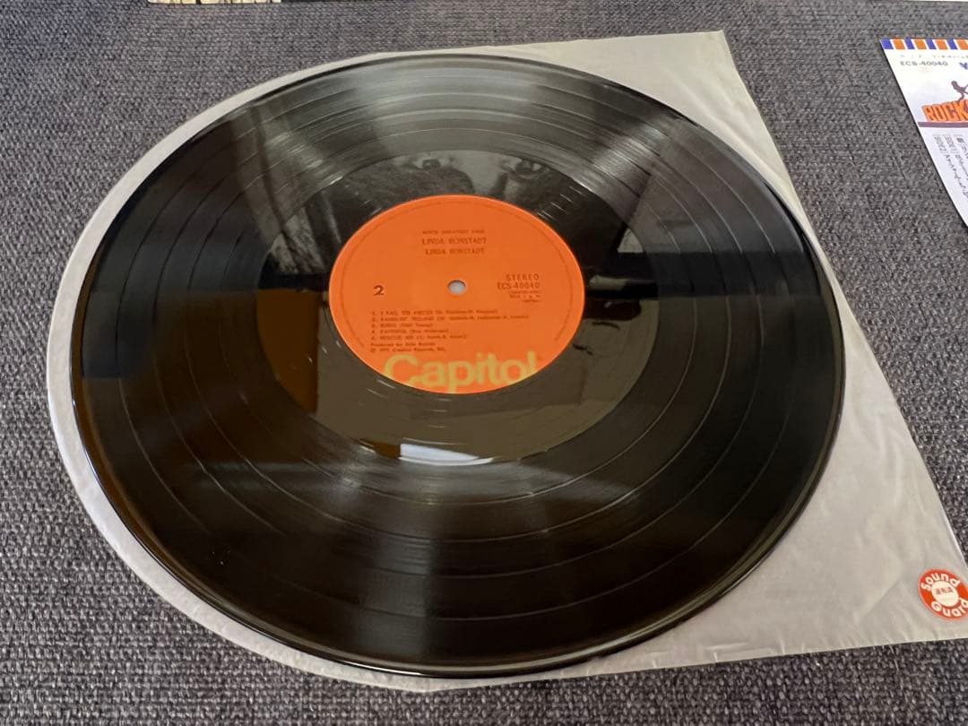 Linda Ronstadt - Linda Ronstadt LP Japan Press w/ OBI Rock Greatest 1977 ECS-400