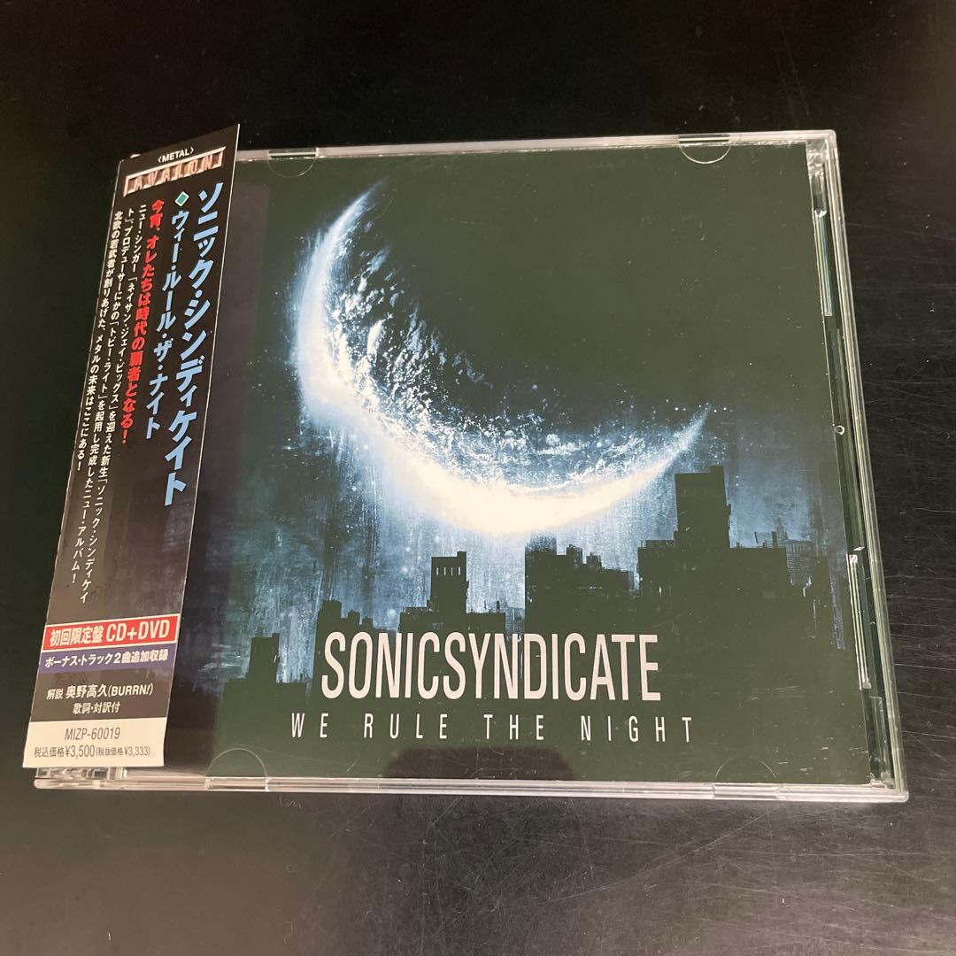 Sonic Syndicate - We Rule The Night CD+DVD Japan Press with OBI Limited Edition