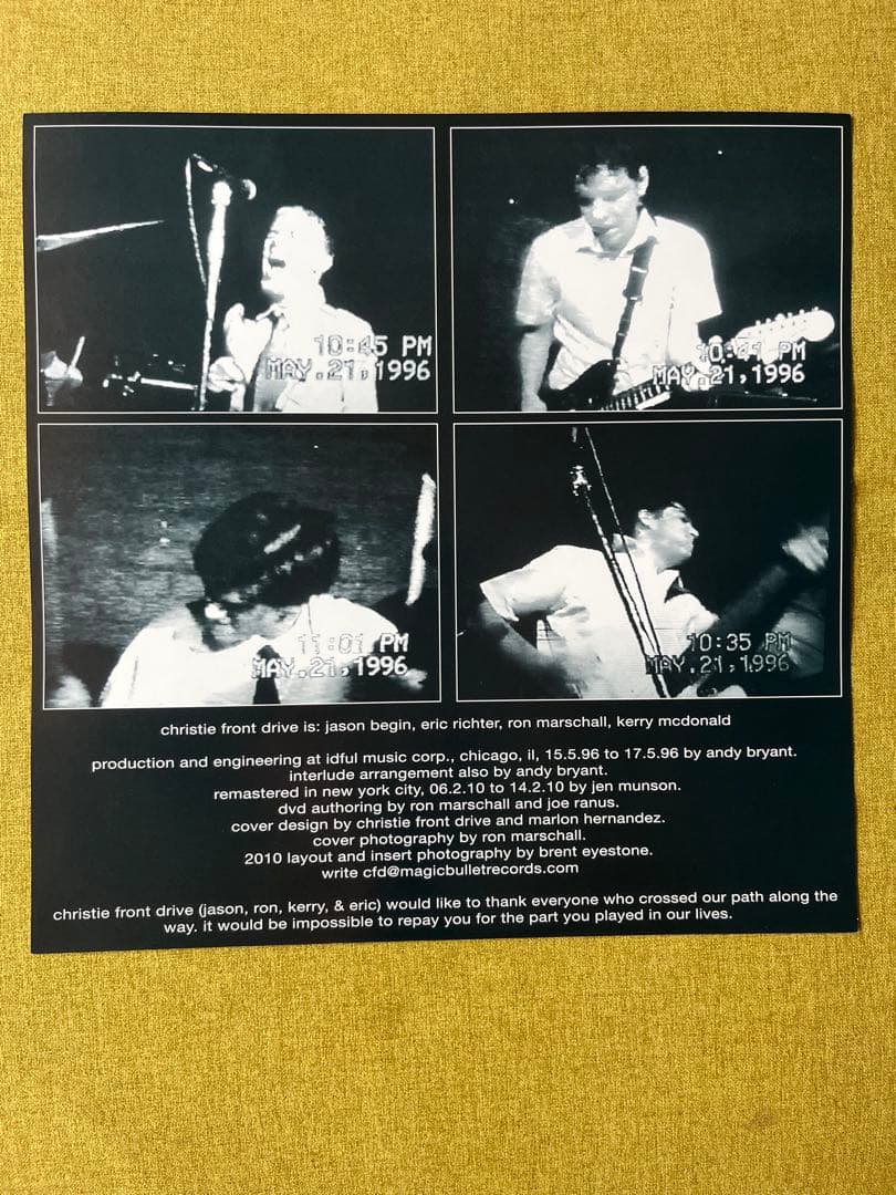 Christie Front Drive US Emo LP Reissue Color Marble, Near Mint Used | Japansoundstore