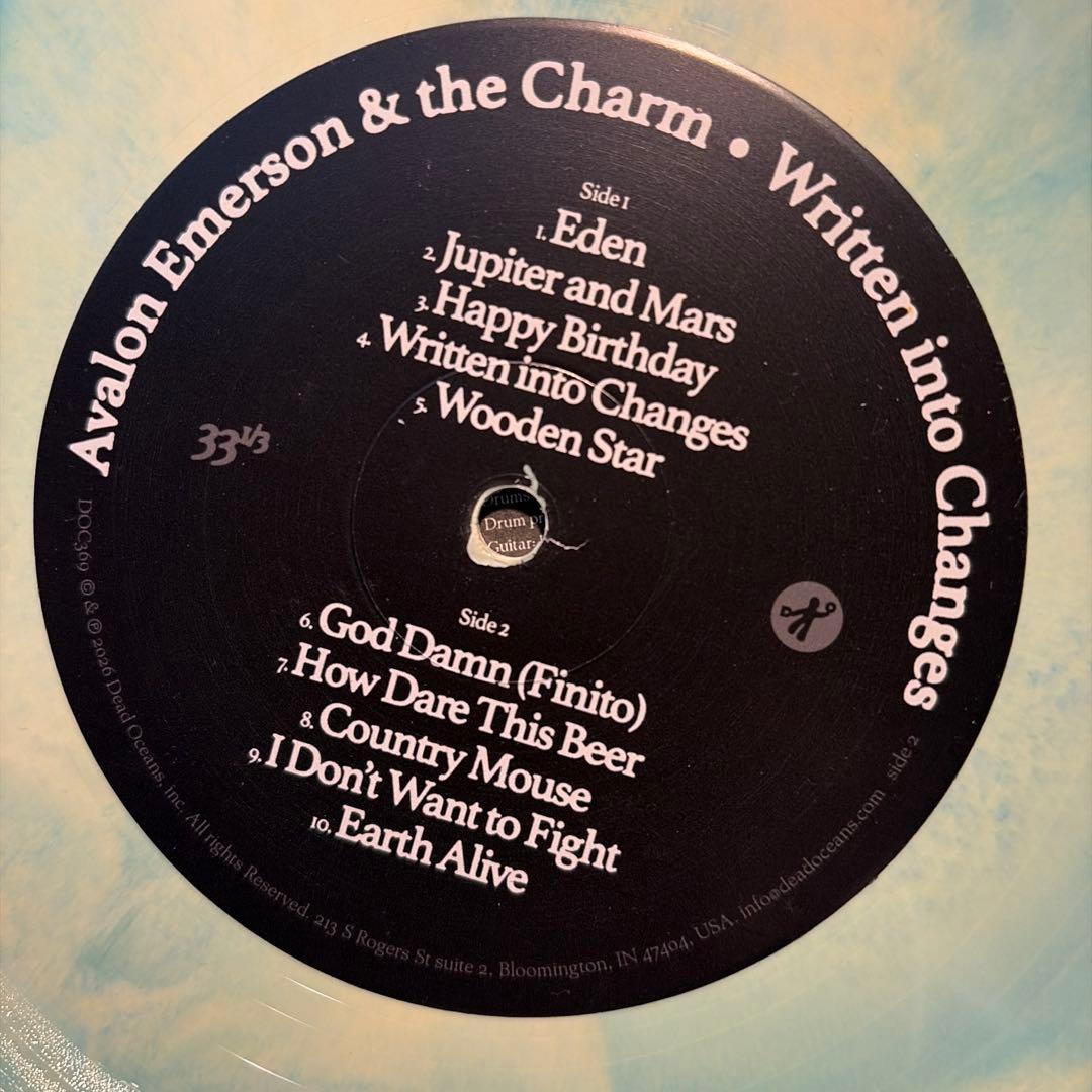 Avalon Emerson & The Charm - Written Into Changes Vinyl LP Japan Edition Obi