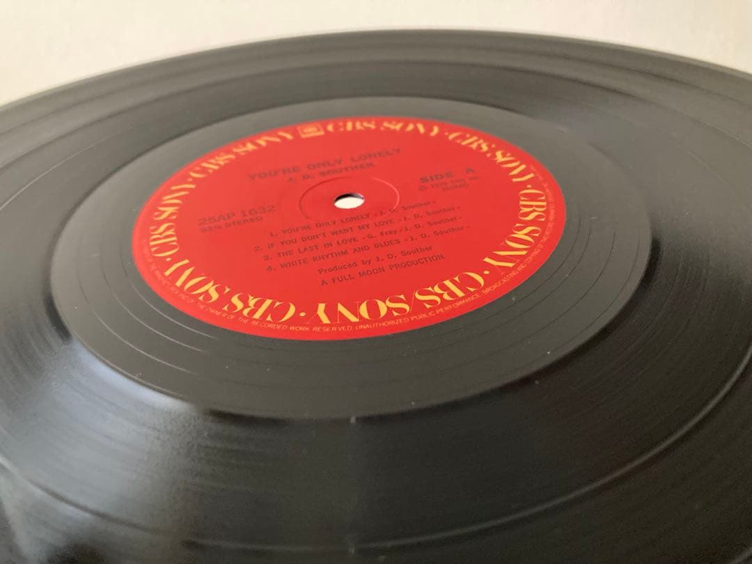 J.D. Souther You're Only Lonely LP CBS Sony 1979 First Pressing Obi-Liner Vinyl | Japansoundstore