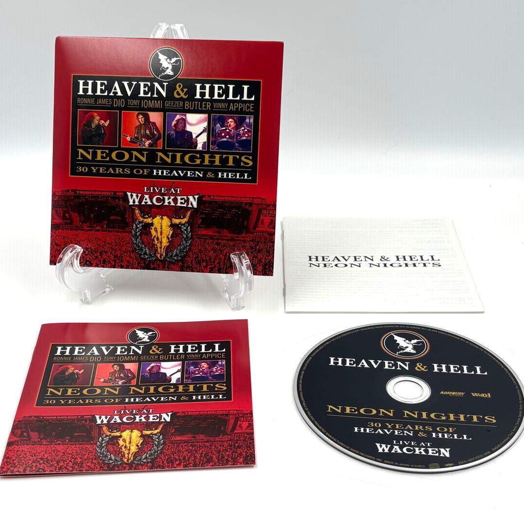 Heaven & Hell Neon Nights Live at Wacken Limited Edition Japan CD Cardboard