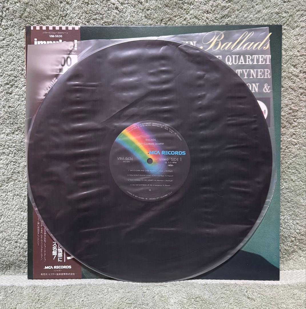 John Coltrane Ballads LP with Obi  Impulse Series VIM-5636 Jazz Classic | Japansoundstore