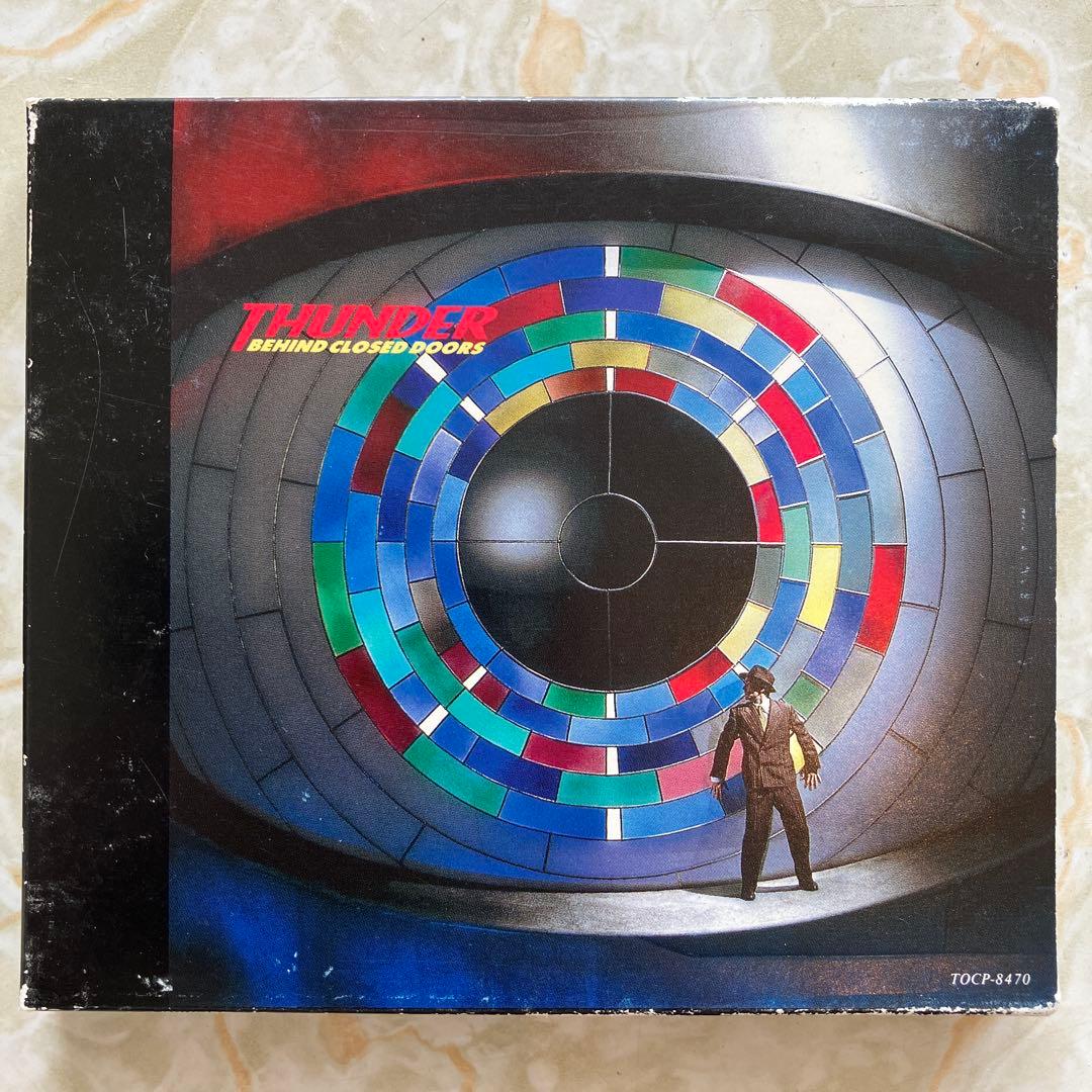 THUNDER Behind Closed Doors Japan CD TOCP-8470 with OBI Limited Edition 1995