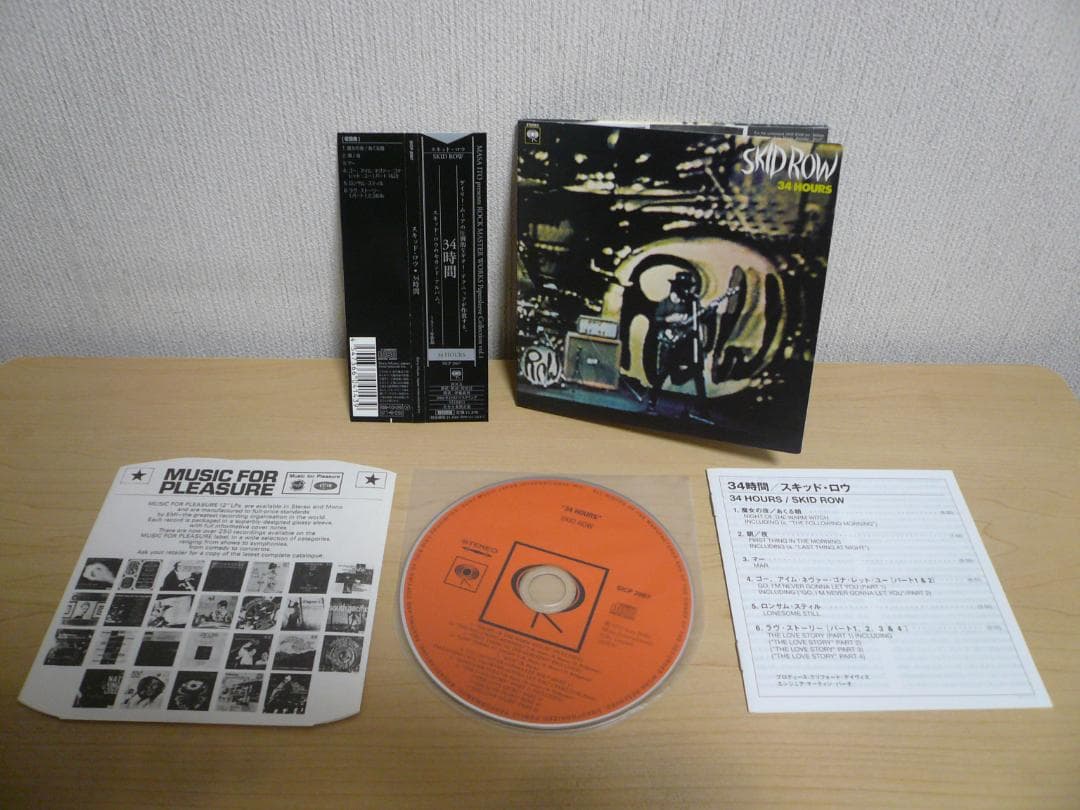 Skid Row - 34 Hours CD Japan Press Papersleeve Edition with OBI SICP-2067