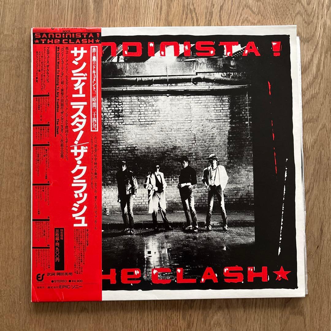 Clash Sandinista Japanese LP with Obi Used Record Vinyl Classic Music | Japansoundstore