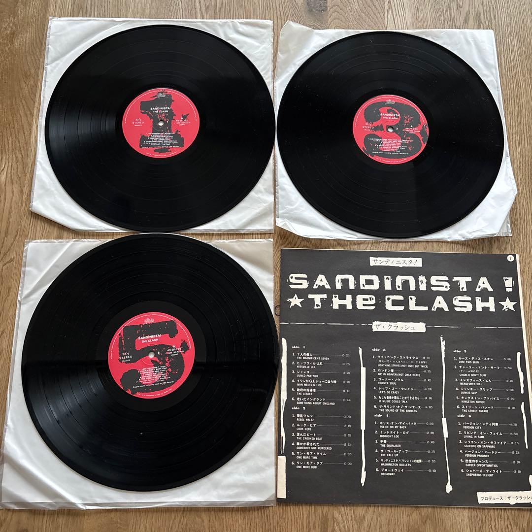 Clash Sandinista Japanese LP with Obi Used Record Vinyl Classic Music | Japansoundstore