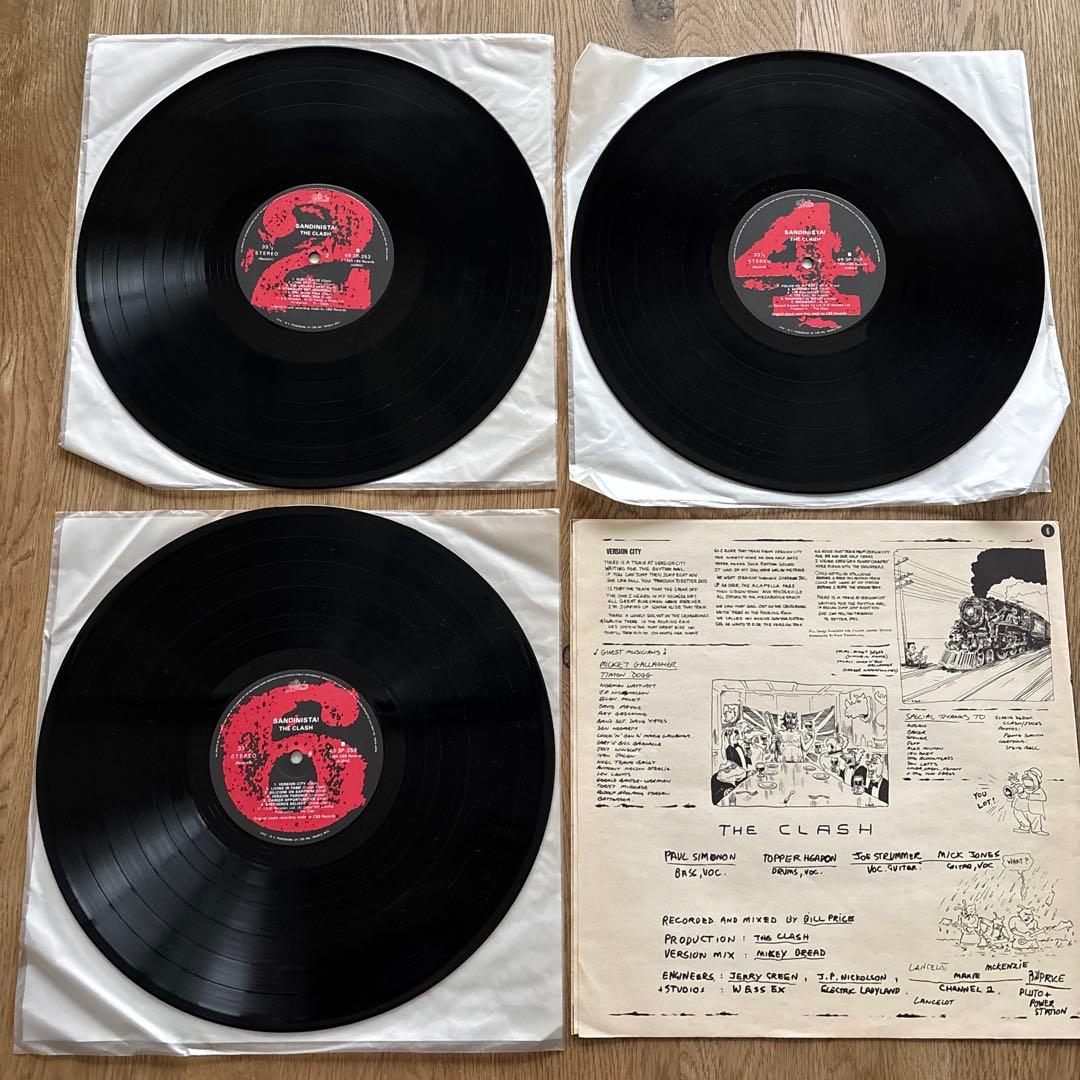 Clash Sandinista Japanese LP with Obi Used Record Vinyl Classic Music | Japansoundstore