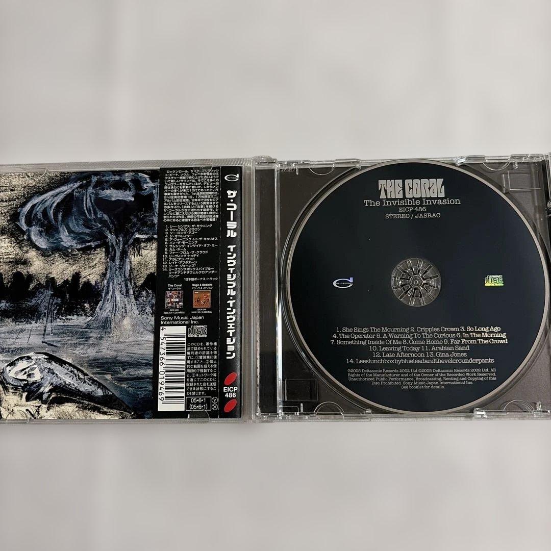 The Coral - The Invisible Invasion CD Japan Press 2005 with OBI 14 Tracks