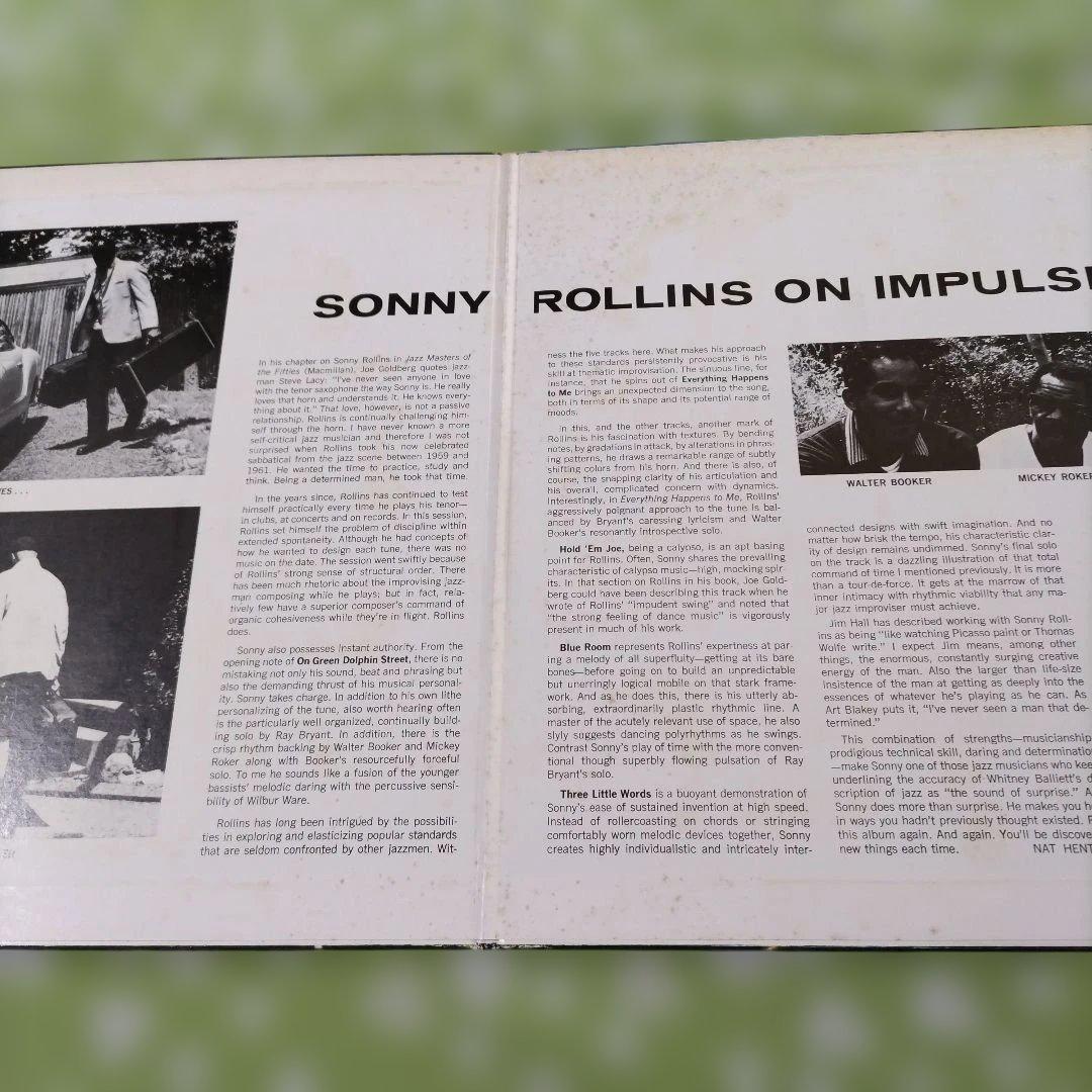 Sonny Rollins - On Impulse! 1976 Japan Vinyl LP Gatefold Jazz Record
