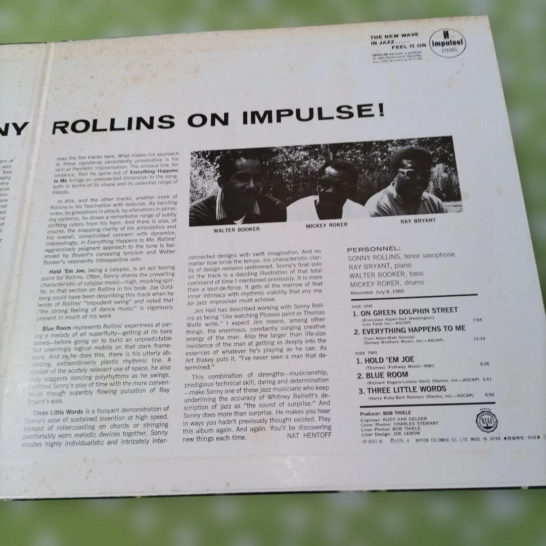 Sonny Rollins - On Impulse! 1976 Japan Vinyl LP Gatefold Jazz Record
