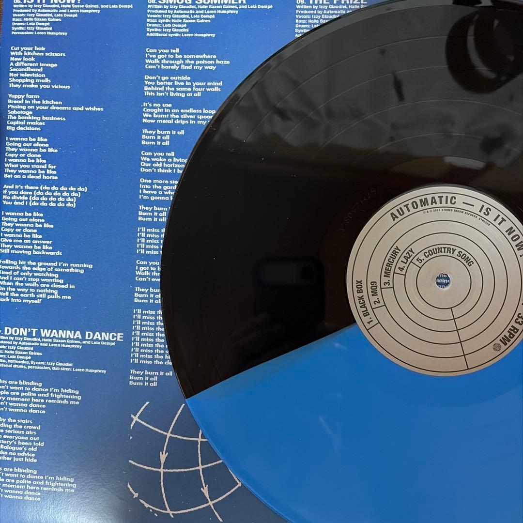 Automatic - Is It Now? Vinyl LP Japan Edition Big Love Records Signed Print Rare