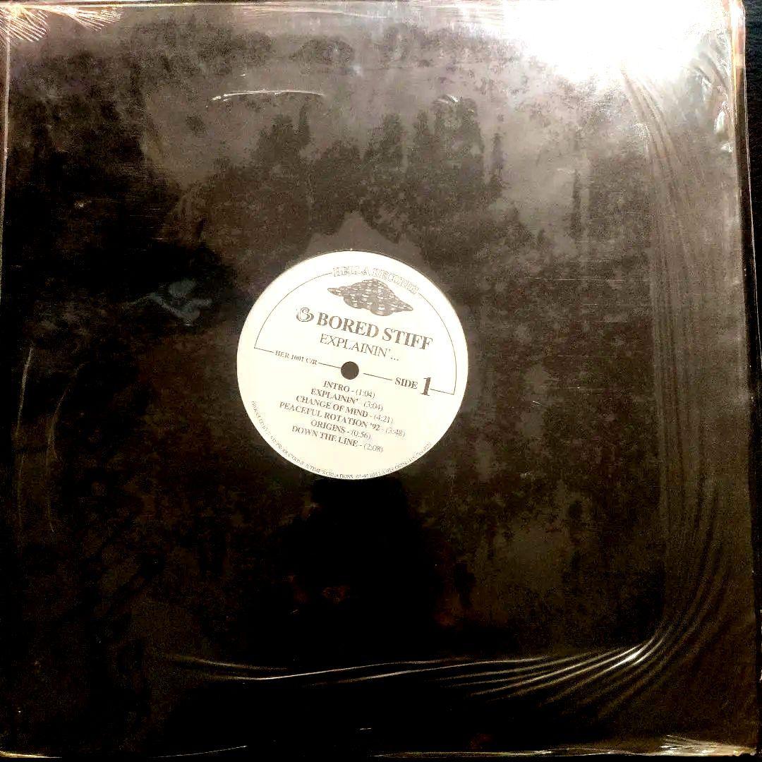 Bored Stiff Explainin' 1995 Original US Vinyl LP Underground Hip Hop Rare
