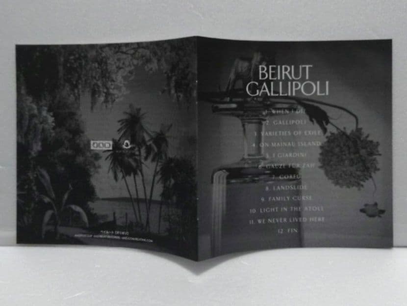 Beirut - Gallipoli CD Japan Press with OBI 2019 Paper Sleeve Edition