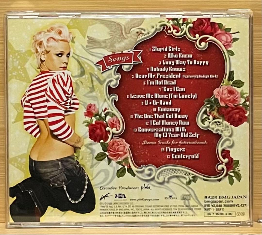 P!nk I'm Not Dead CD Japan Press with Bonus Tracks 2006