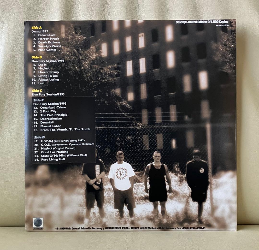 Neglect - Four Years Of Hate 2LP Vinyl 1996 German Import Hardcore Compilation
