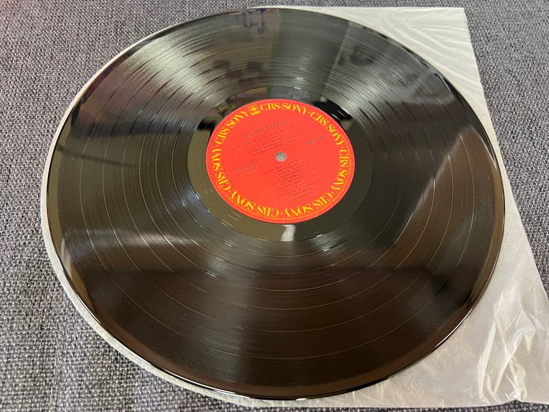 60s POP STATION Japan LP Vinyl Comp Paul Anka Carl Perkins CBS Sony w/ Obi