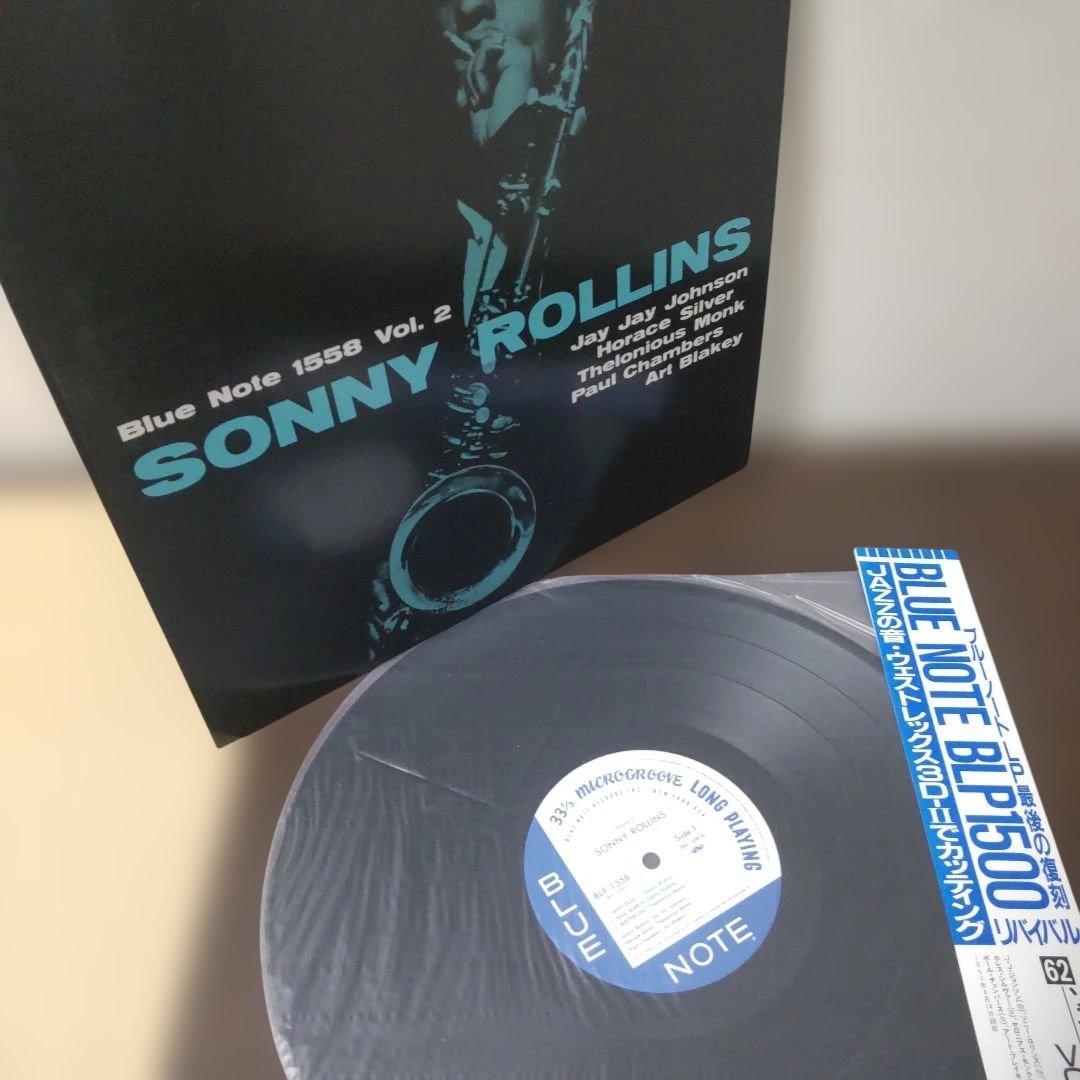 Sonny Rollins Volume 2 LP Japan Blue Note BLP 1558 Jazz Vinyl Record With Obi