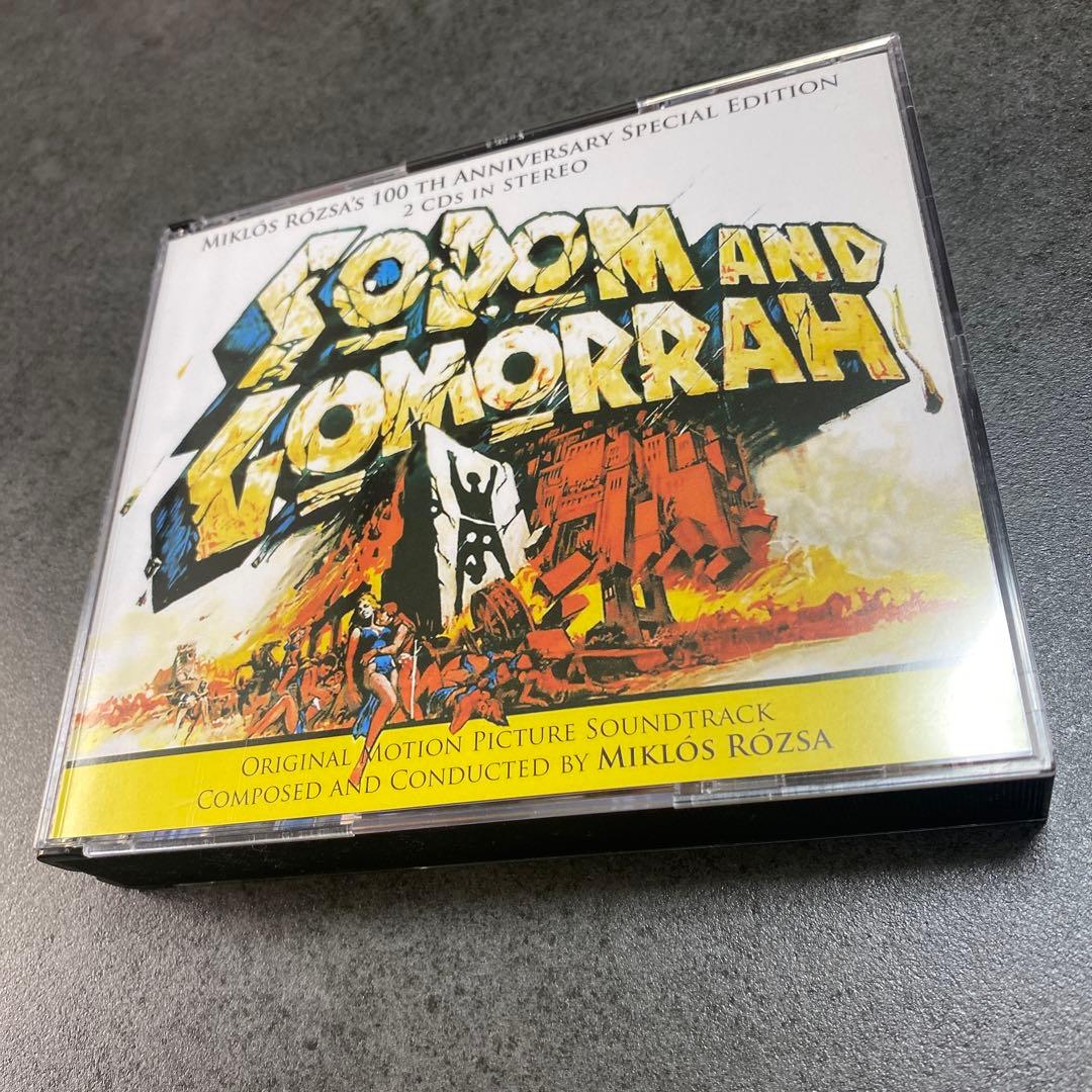 Limited Edition Out of Print "Sodom and Gomorrah" OST 2CD Stereo Miklos Rozsa | Japansoundstore