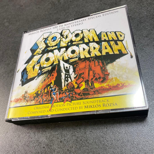 Limited Edition Out of Print "Sodom and Gomorrah" OST 2CD Stereo Miklos Rozsa | Japansoundstore