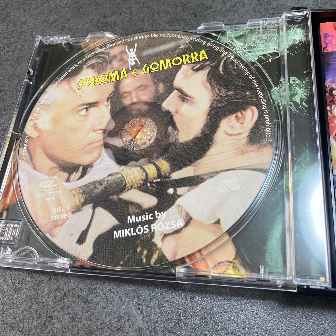 Limited Edition Out of Print "Sodom and Gomorrah" OST 2CD Stereo Miklos Rozsa | Japansoundstore