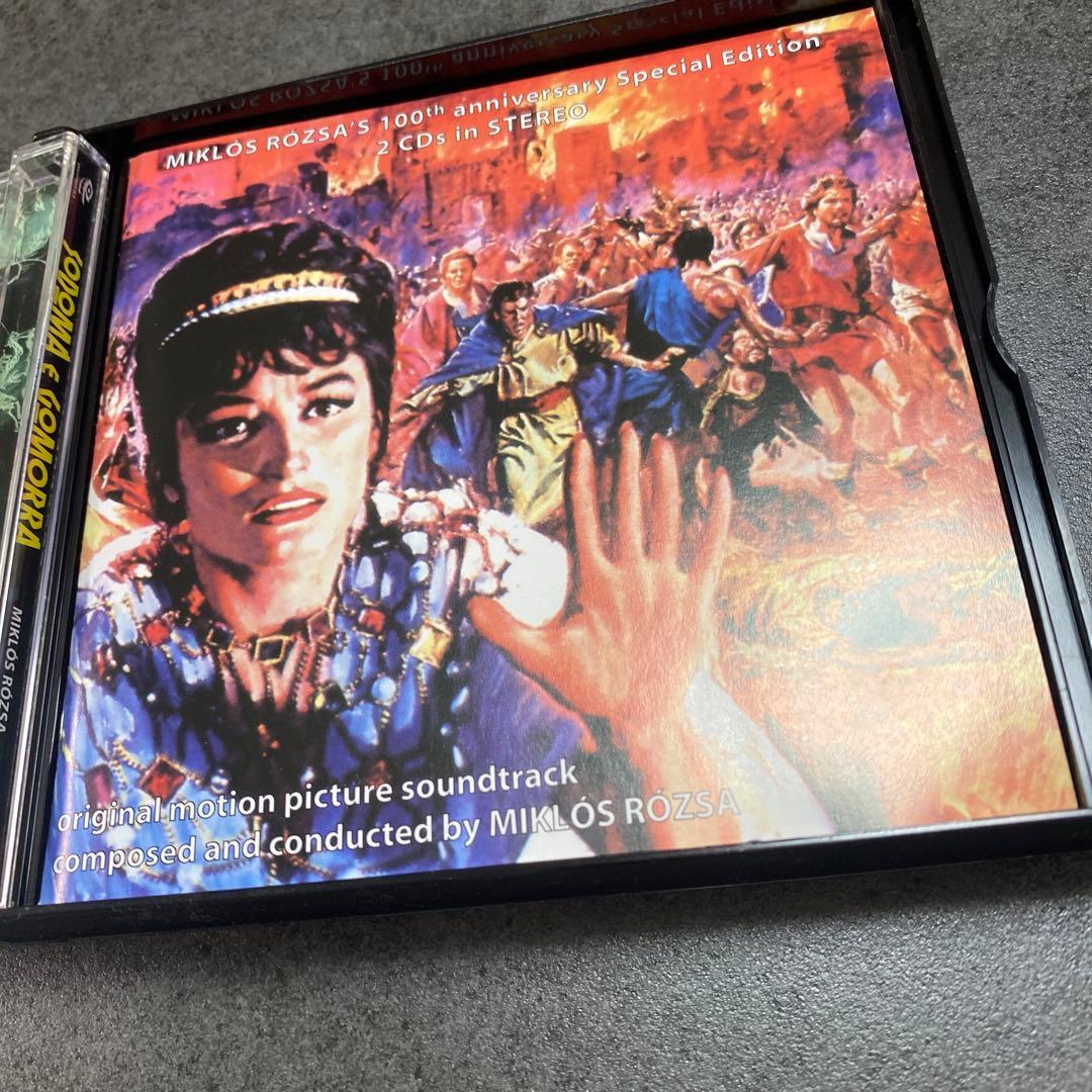 Limited Edition Out of Print "Sodom and Gomorrah" OST 2CD Stereo Miklos Rozsa | Japansoundstore