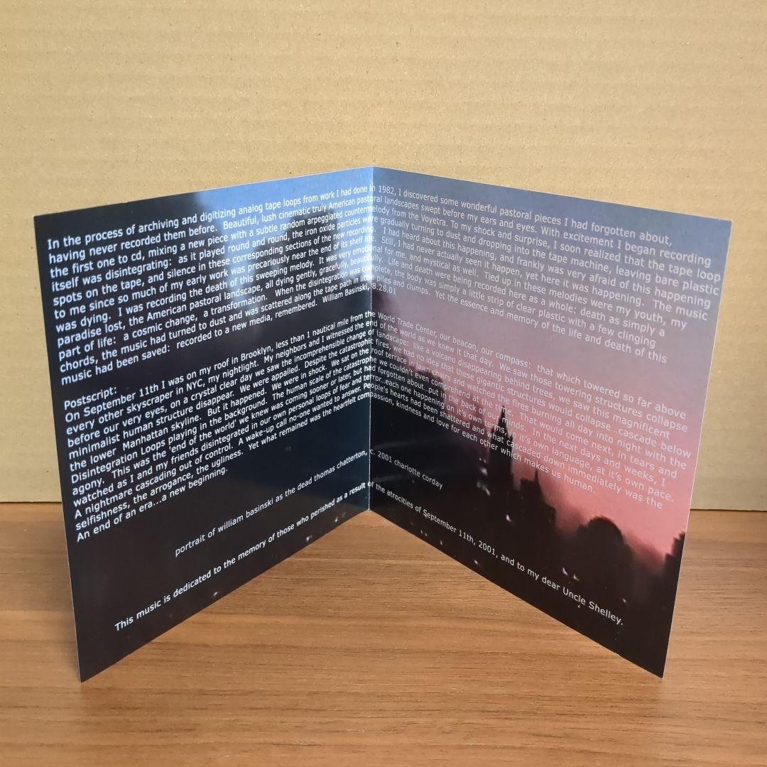 William Basinski The Disintegration Loops I CD Ambient Japan Pressing