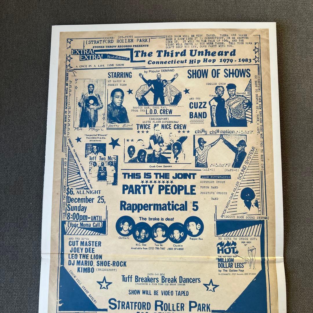 Various - The Third Unheard: Connecticut Hip Hop 1979-1983 2LP Stones Throw Viny
