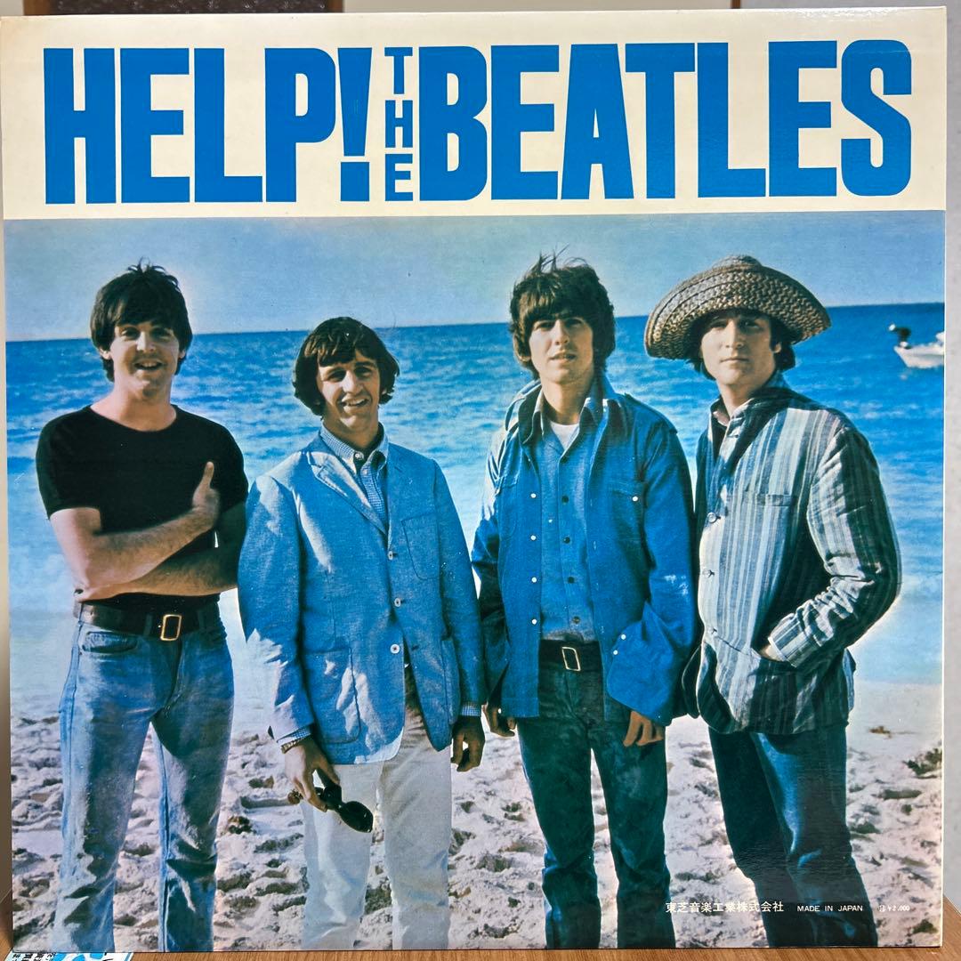 The Beatles Help LP Red Record with Obi, Very Good Condition, Near Mint Sound | Japansoundstore