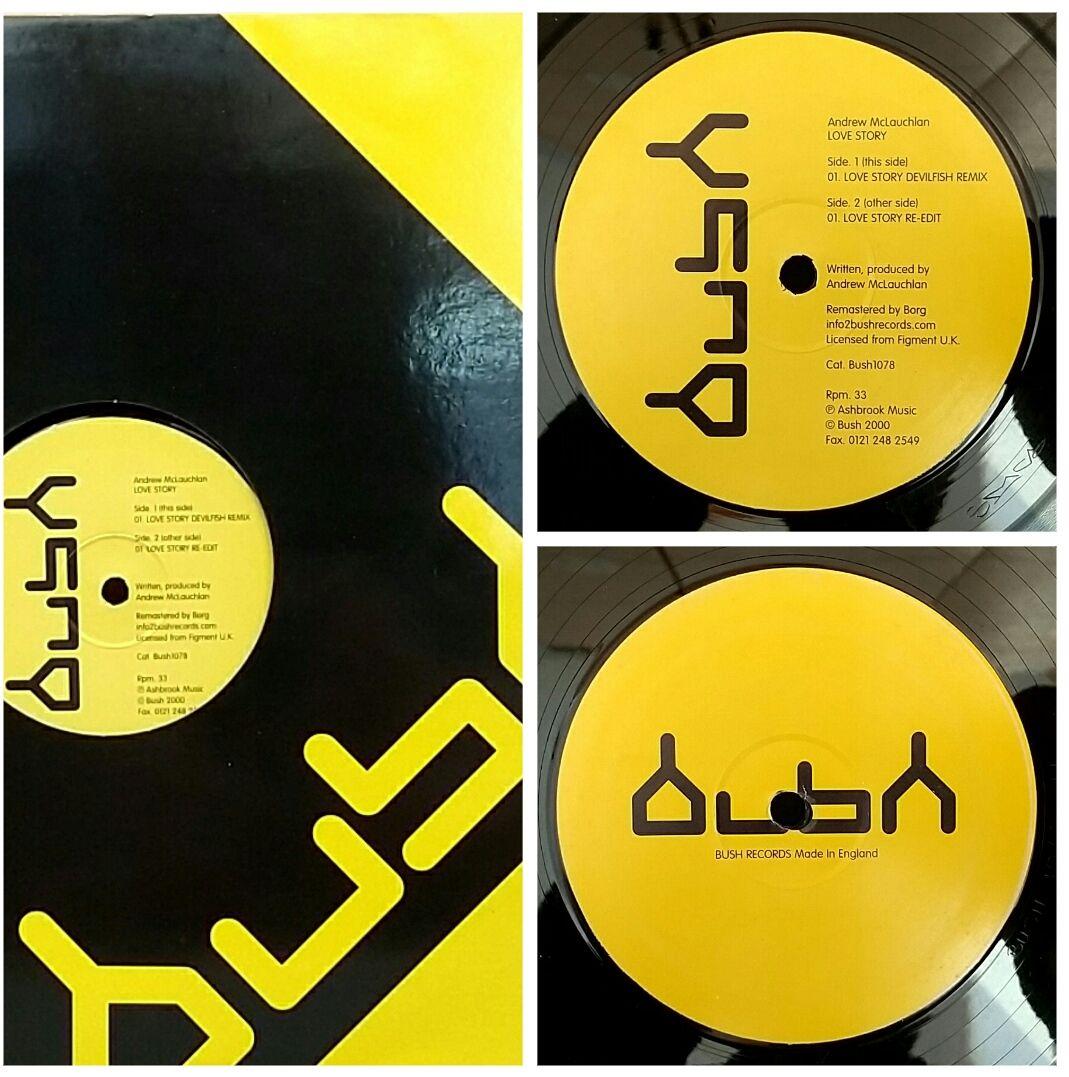 Andrew McLauchlan - Love Story (Devilfish Remix) 12" Vinyl Electronic Techno