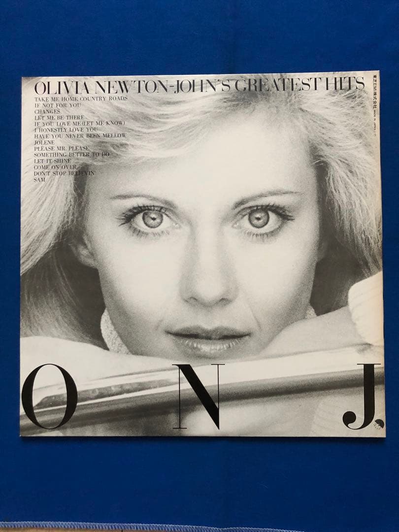 Olivia Newton-John - Greatest Hits Vinyl LP Japan EMS-80960 with Obi & Insert