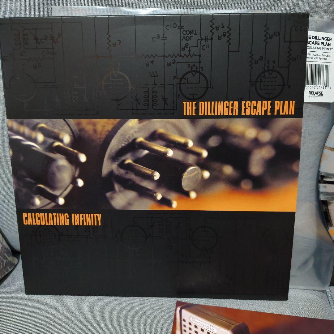The Dillinger Escape Plan Calculating Infinity LP Custom Tri-Color Splatter Viny