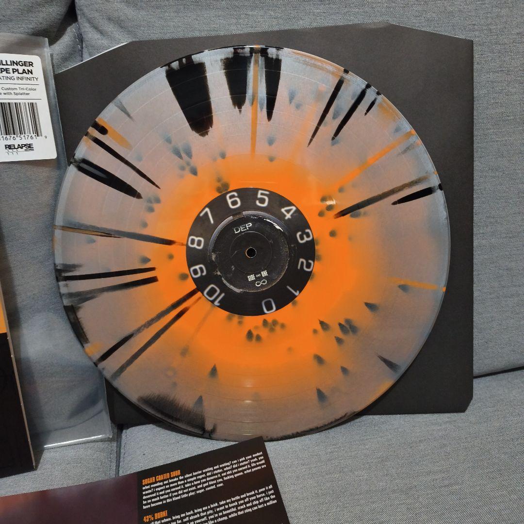 The Dillinger Escape Plan Calculating Infinity LP Custom Tri-Color Splatter Viny