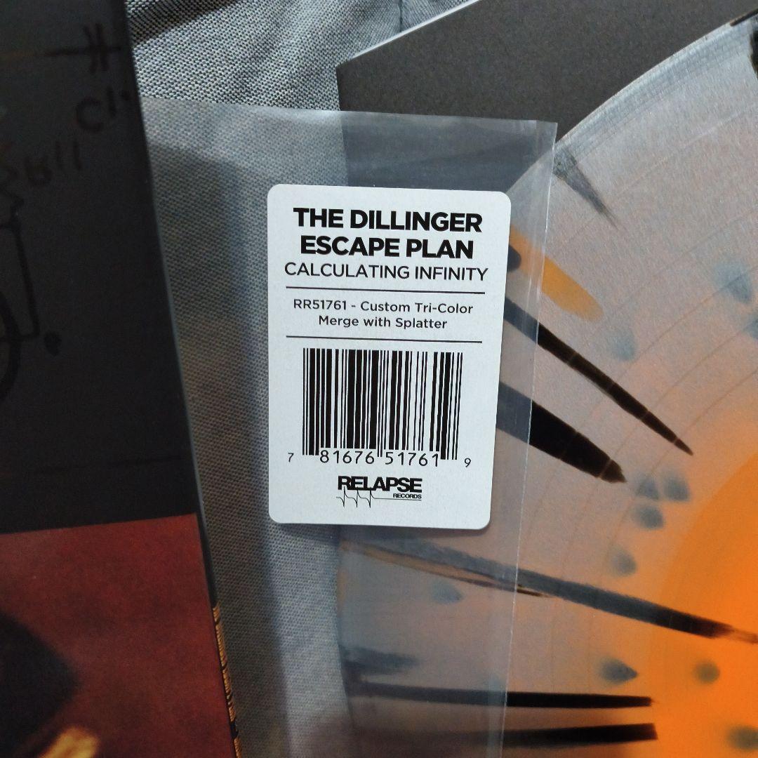 The Dillinger Escape Plan Calculating Infinity LP Custom Tri-Color Splatter Viny