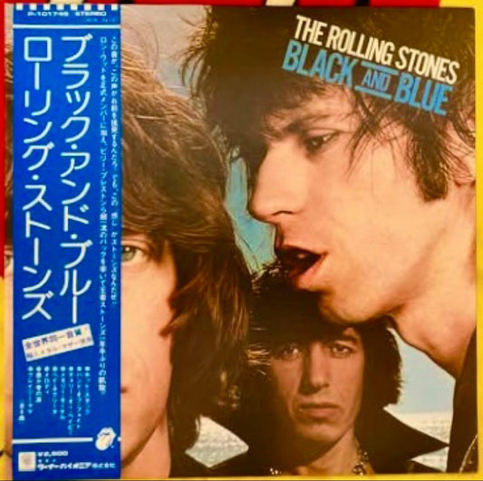 The Rolling Stones - Black And Blue LP Japan Vinyl Record with Obi P-10174S