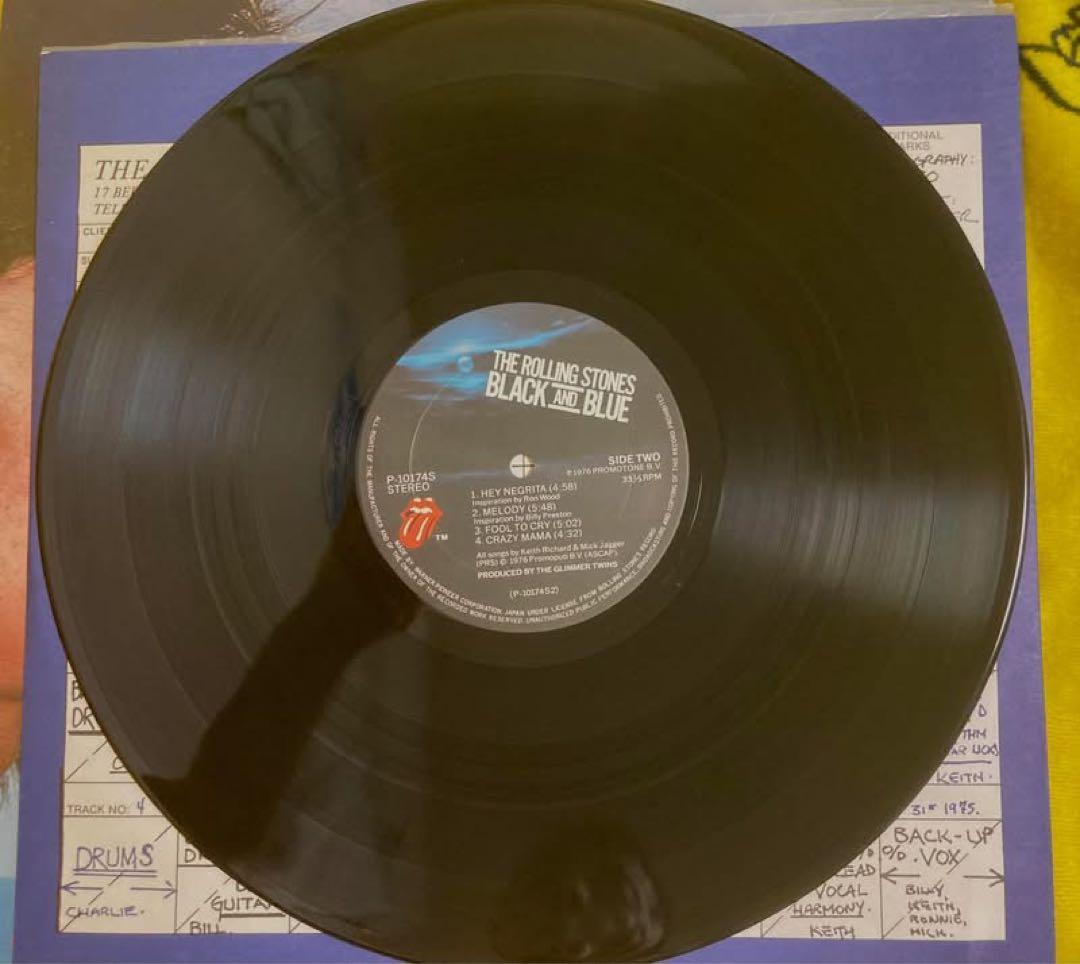 The Rolling Stones - Black And Blue LP Japan Vinyl Record with Obi P-10174S