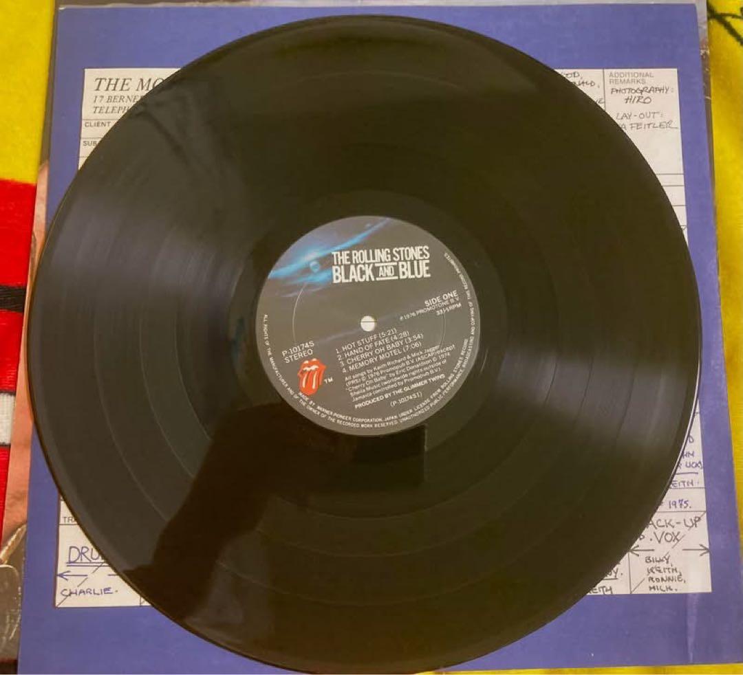 The Rolling Stones - Black And Blue LP Japan Vinyl Record with Obi P-10174S