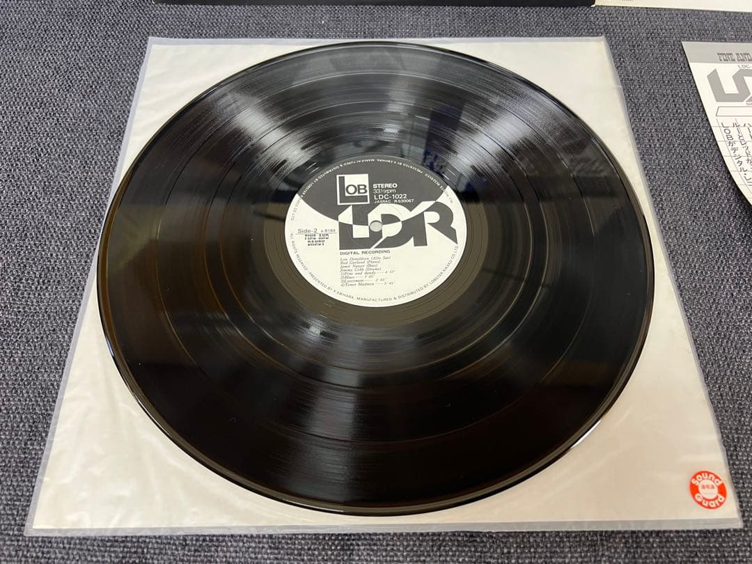 Lou Donaldson Fine And Dandy Japan LP Red Garland Trio LDC-1022 Jazz OBI NM