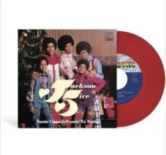 Jackson 5 Santa Claus Is Comin' To Town 7" Red Vinyl Motown Holiday Japan