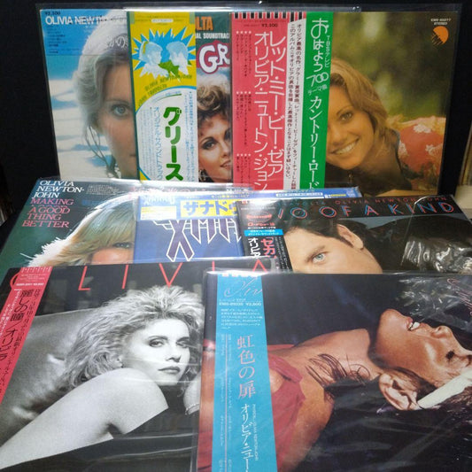 Olivia Newton-John Vinyl Record Collection Bundle Japan Pressings Grease Xanadu